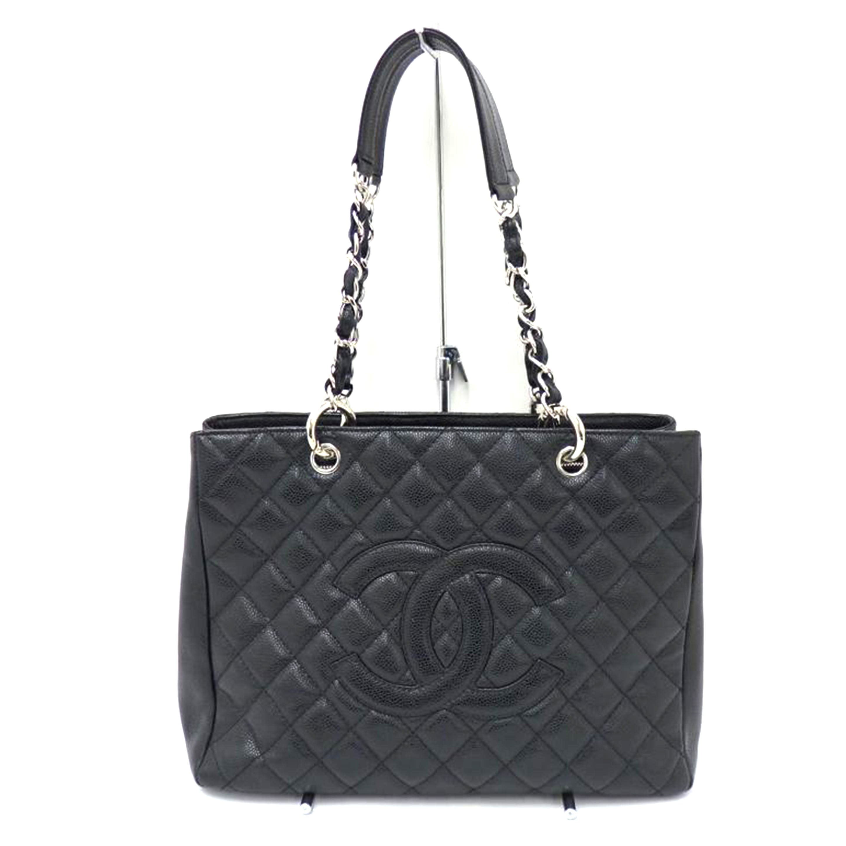 ＣＨＡＮＥＬ シャネル/復刻チェーントート／キャビアスキン//12280223/ABランク/77