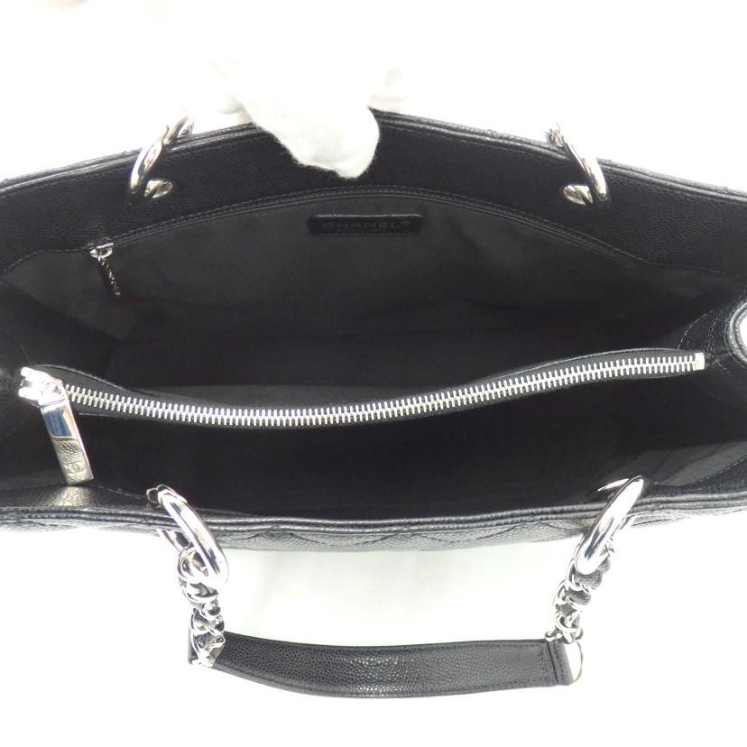ＣＨＡＮＥＬ シャネル/復刻チェーントート／キャビアスキン//12280223/ABランク/77
