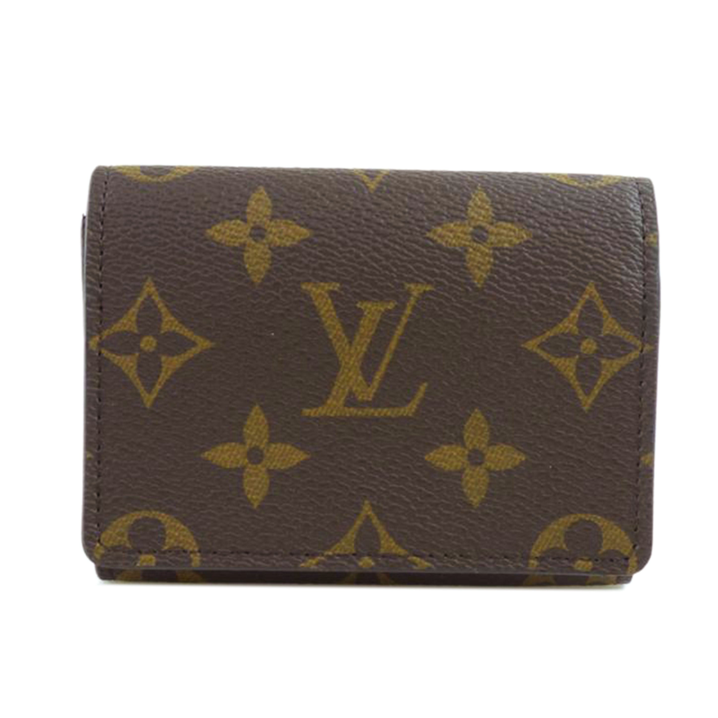 LOUIS VUITTON ルイ･ヴィトン/アンヴェロップ･カルト ドゥ ヴィジット/モノグラム/M63801//ICタグ/Aランク/64