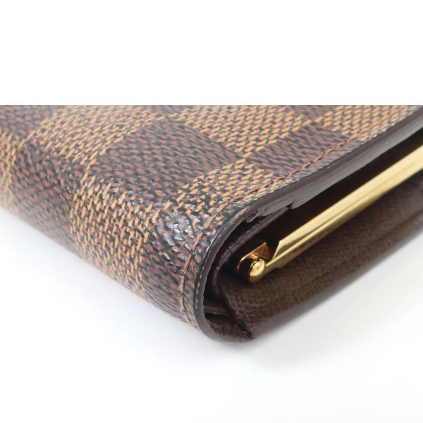 ＬＯＵＩＳ　ＶＵＩＴＴＯＮ ルイ・ヴィトン/ポルトモネ・ビエ　ヴィエノワ／ダミエ　二つ折り財布/N61644//MI0016/ABランク/65