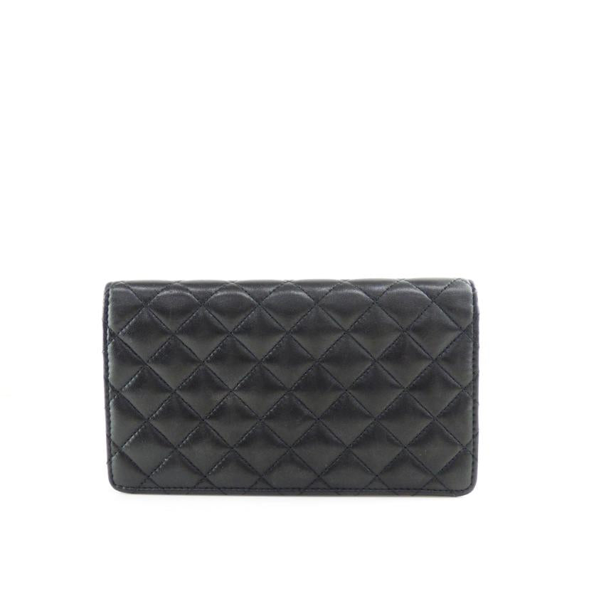 ＣＨＡＮＥＬ シャネル/ラムスキン　２つ折り財布//19495017/ABランク/64