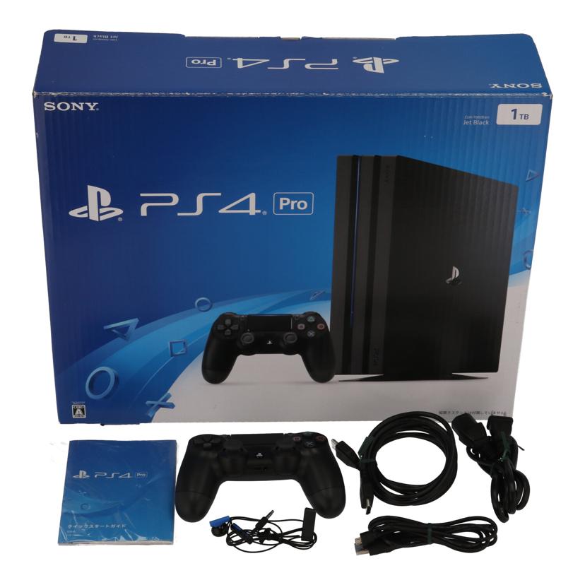 ＳＯＮＹ ソニー/ＰＳ４　Ｐｒｏ　１ＴＢ/CUH-7000BB01//S015766439Q/Aランク/75