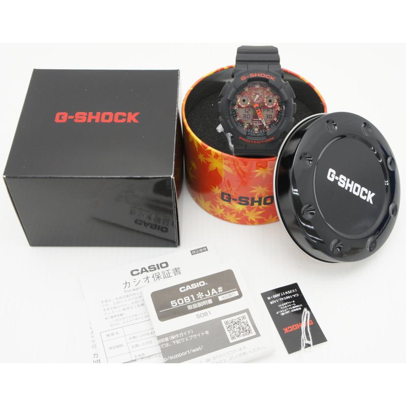 ＣＡＳＩＯ CASIO/Ｇ－ＳＨＯＣＫ／ＫｙｏＭｏｍｉｊｉ　Ｃｏｌｏｒ/GA-100TAL-1AJR//5081/Aランク/75