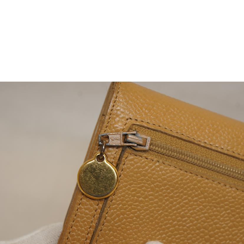 ＣＨＡＮＥＬ シャネル/キャビアスキンウォレットベージュ//491****/Bランク/92