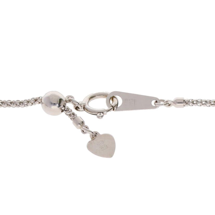 /◎　　Ｋ１８ＷＧダイヤネックレス０．０５ｃｔ//Aランク/75