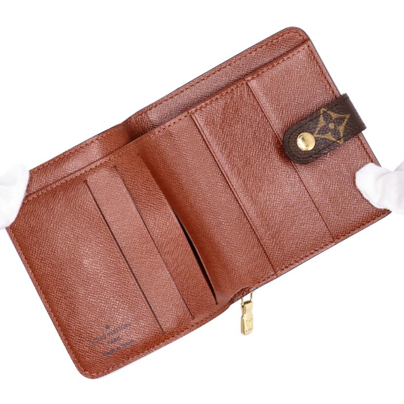 ＬＶ ルイヴィトン　二つ折り財布/コンパクトジップ／モノグラム/M61667//CA0022/Aランク/75