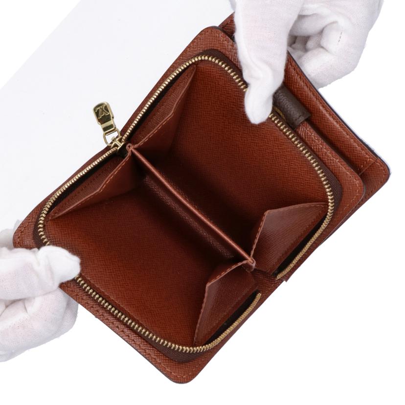 ＬＶ ルイヴィトン　二つ折り財布/コンパクトジップ／モノグラム/M61667//CA0022/Aランク/75