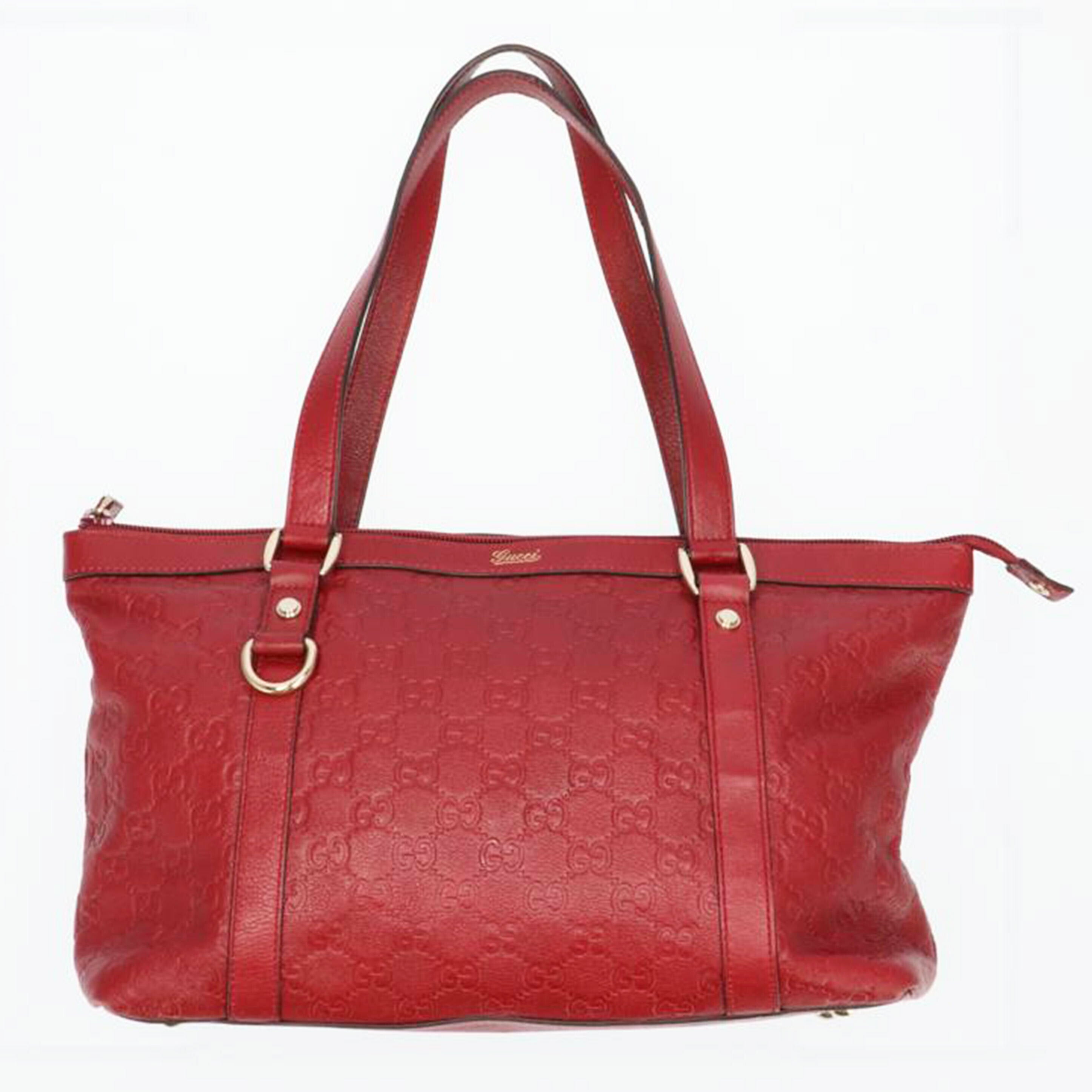 ＧＵＣＣＩ ｸﾞｯﾁ/シマレザートート／赤/272399//204991/Bランク/75