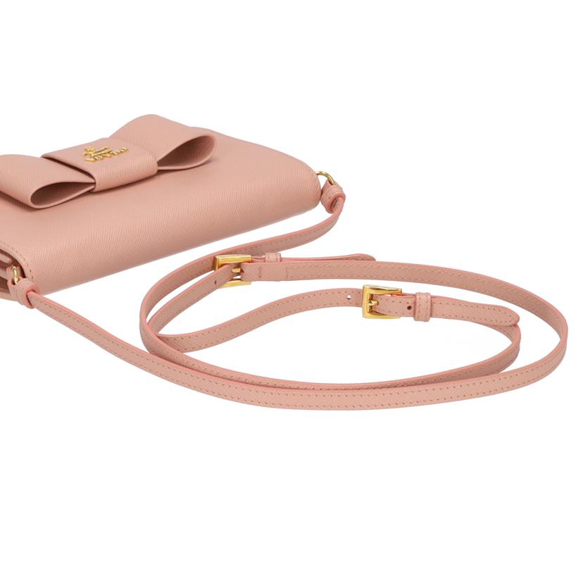 ＰＲＡＤＡ プラダ/サフィアーノリボンショルダーウォレット/1M1437//224/Aランク/75