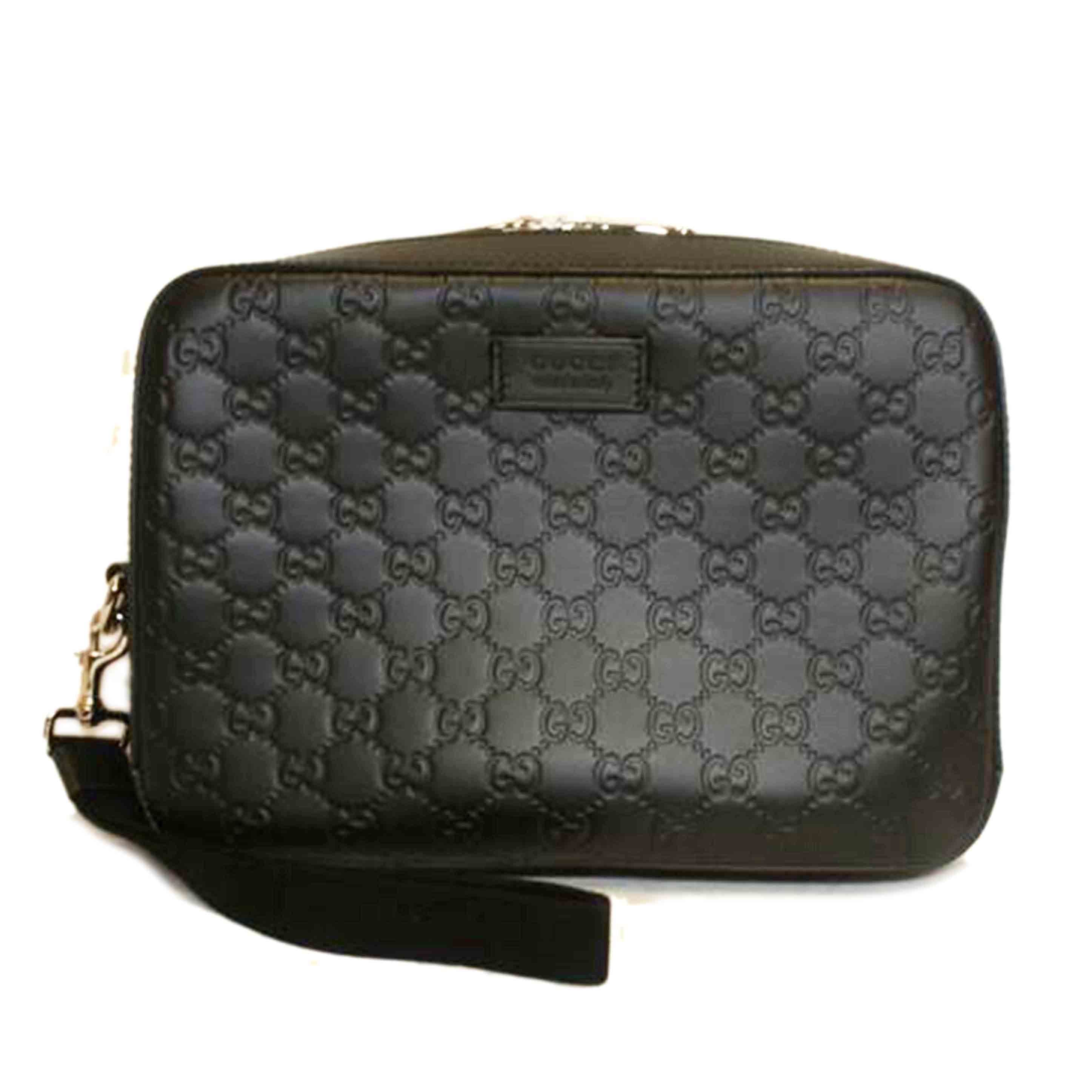 ＧＵＣＣＩ グッチ/グッチシマセカンドバッグブラック/429146//493***/Aランク/92