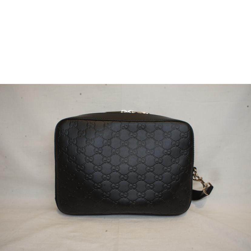 ＧＵＣＣＩ グッチ/グッチシマセカンドバッグブラック/429146//493***/Aランク/92