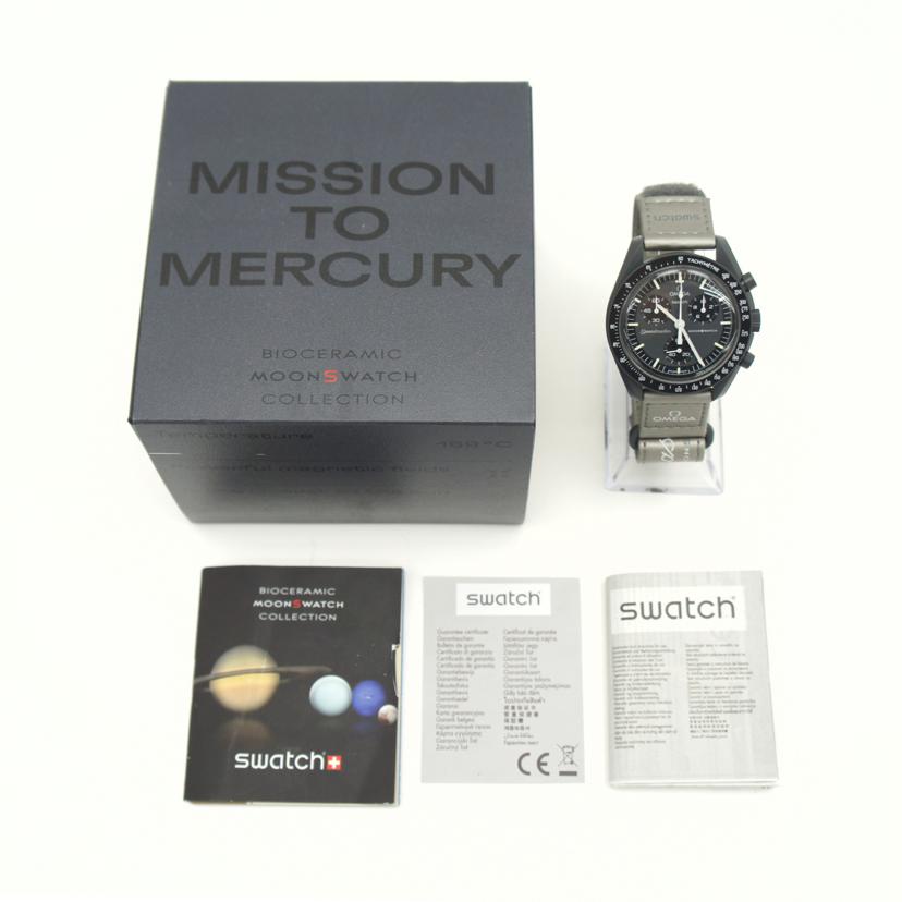 ＯＭＥＧＡ×ｓｗａｔｃｈ オメガ×スウォッチ/ムーンスウォッチ／ＭＩＳＳＩＯＮ　ＴＯ　ＭＥＲＣＵＲＹ／クオーツ/SO33A100//SAランク/85