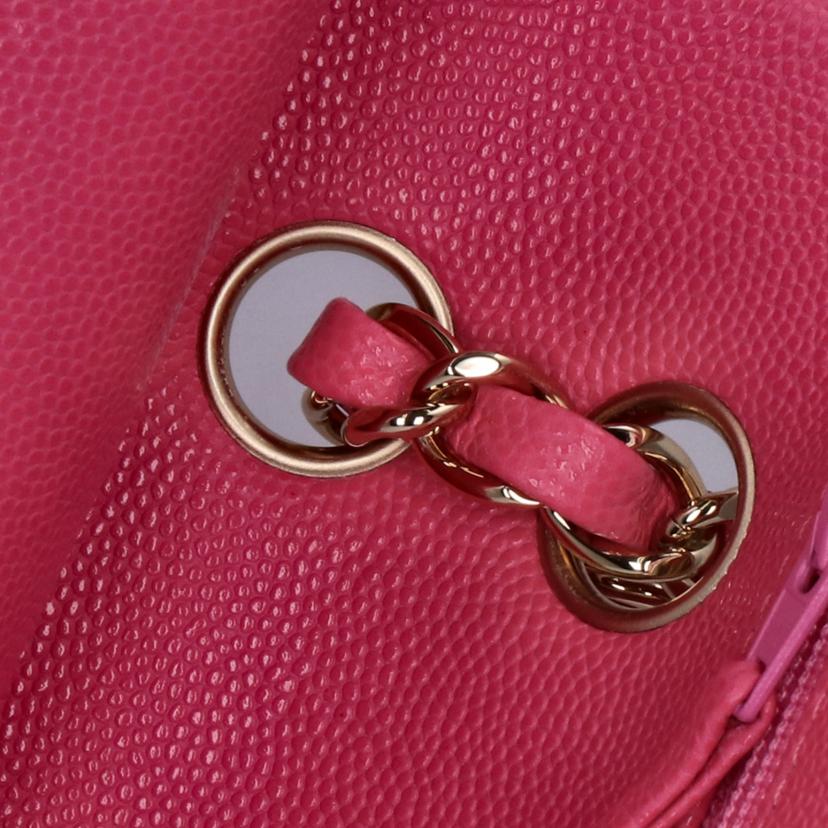 ＣＨＡＮＥＬ シャネル　ショルダーバッグ　ハンドバッグ　ゴールド金具　ピンク　レディース/キャビアスキンマトラッセＷフラップチェーンショルダー/A01113//27003425/Aランク/75