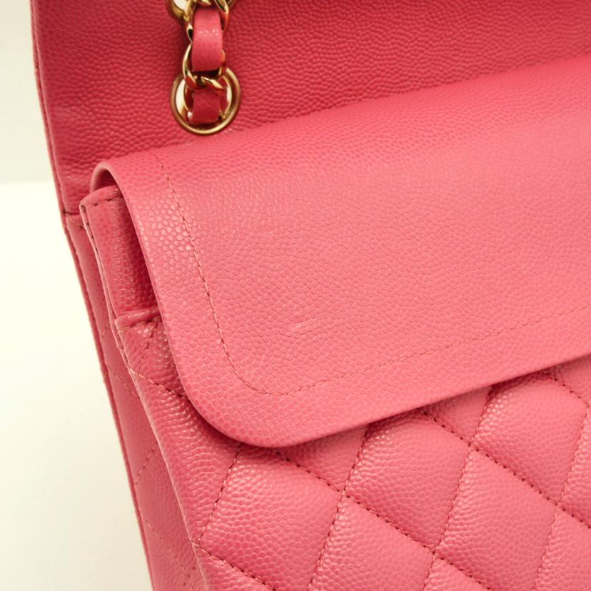 ＣＨＡＮＥＬ シャネル　ショルダーバッグ　ハンドバッグ　ゴールド金具　ピンク　レディース/キャビアスキンマトラッセＷフラップチェーンショルダー/A01113//27003425/Aランク/75