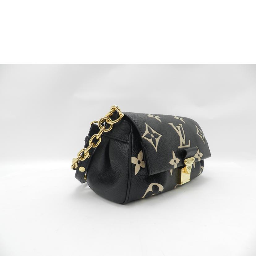 ＬＯＵＩＳ　ＶＵＩＴＴＯＮ ルイヴィトン　チェーンセミショルダー/フェイボリットＮＭ／アンプラント／ブラックｘベージュ/M45859//RFID/Aランク/69