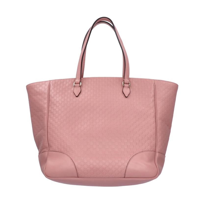 ＧＵＣＣＩ グッチ/マイクログッチシマレザートート／ブリーライン　ピンク/449242//525***/Aランク/75