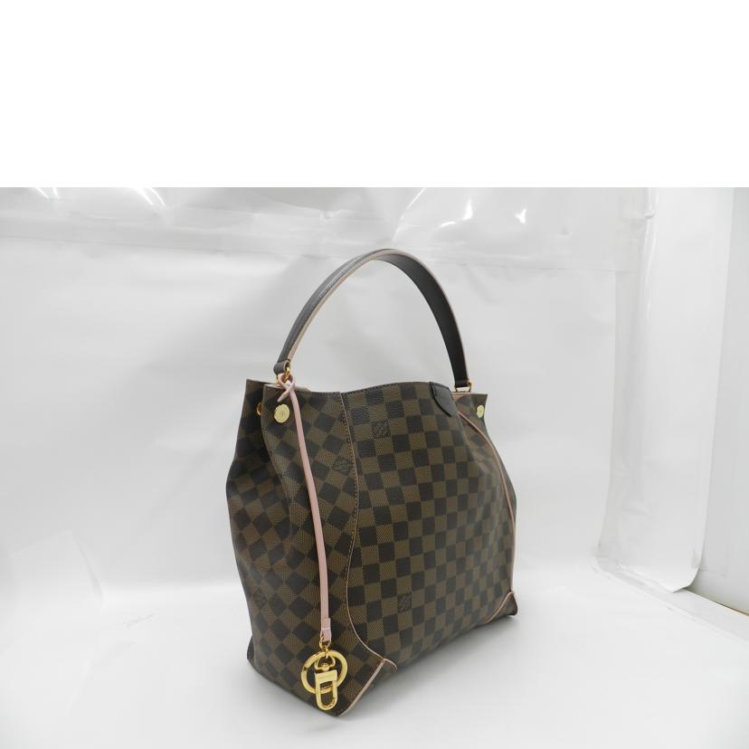 ＬＯＵＩＳ　ＶＵＩＴＴＯＮ ルイヴィトン　肩掛け 市松模様 ブラウン　レディース/カイサ・ホーボー／ダミエ／ローズバレリーヌ/N41556//SR2166/Aランク/69
