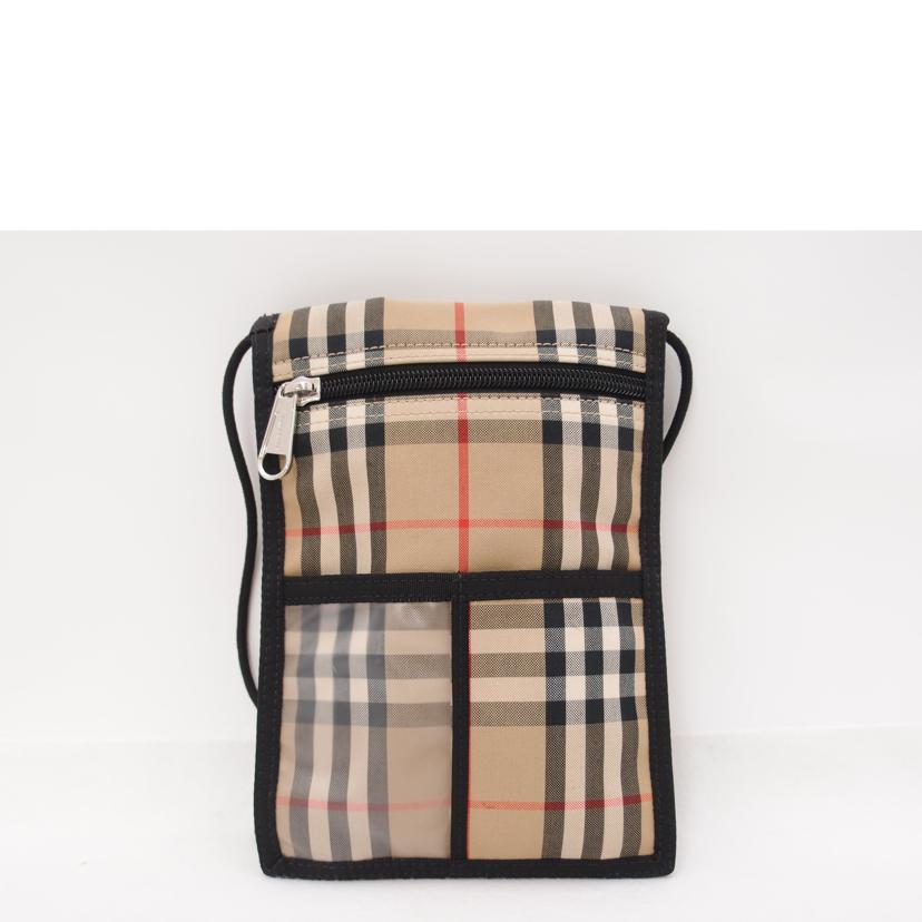 ＢＵＲＢＥＲＲＹ バーバリー　ショルダーバッグ　メンズ　レディース　/ノバチェックフォンケース／ブラック//SAランク/69