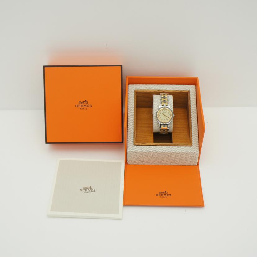 ＨＥＲＭＥＳ エルメス/クリッパー・アイボリー／レディース／クオーツ/CL4.220//1331732/ABランク/75