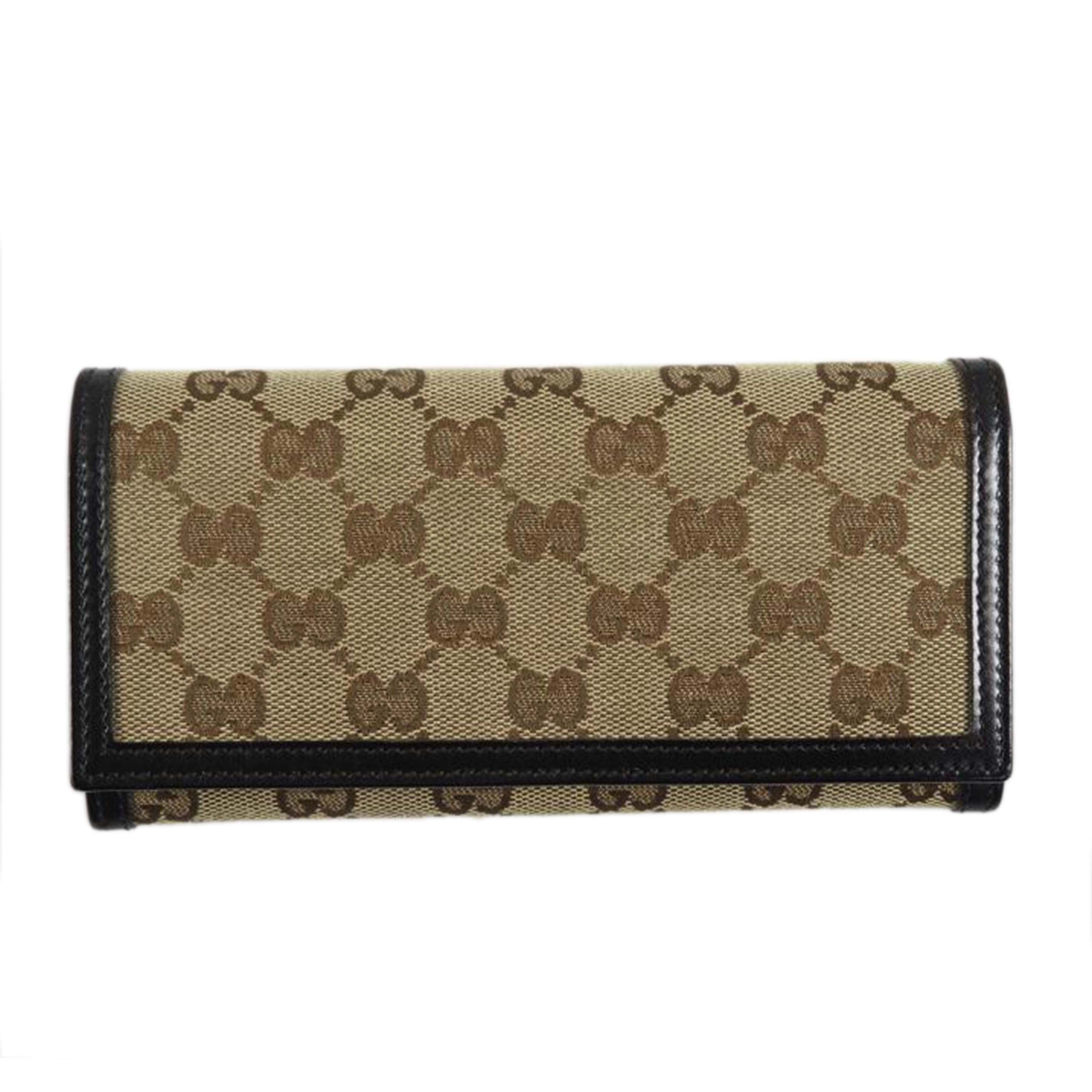 ＧＵＣＣＩ グッチ/二つ折長財布／ＧＧキャンバス／ベージュｘＤＢ/225833･4276//ABランク/79