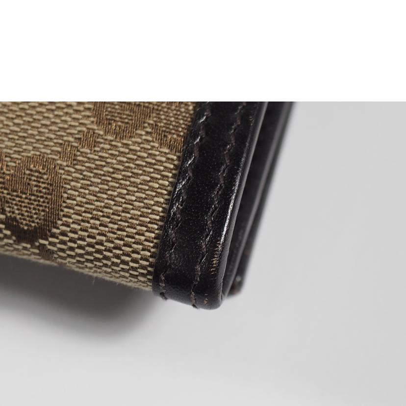 ＧＵＣＣＩ グッチ/二つ折長財布／ＧＧキャンバス／ベージュｘＤＢ/225833･4276//ABランク/79