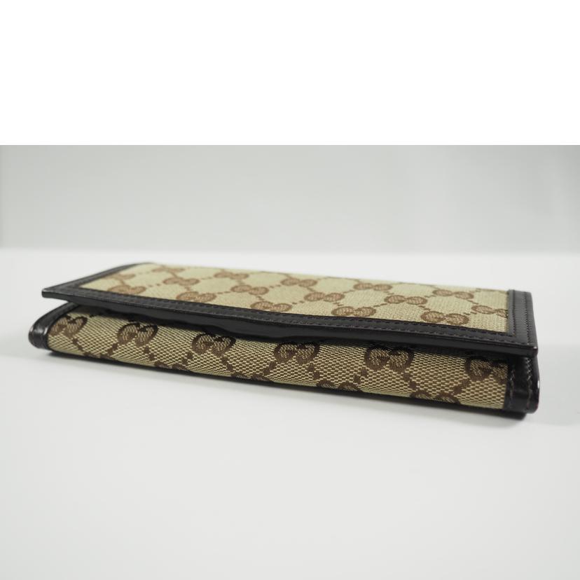 ＧＵＣＣＩ グッチ/二つ折長財布／ＧＧキャンバス／ベージュｘＤＢ/225833･4276//ABランク/79
