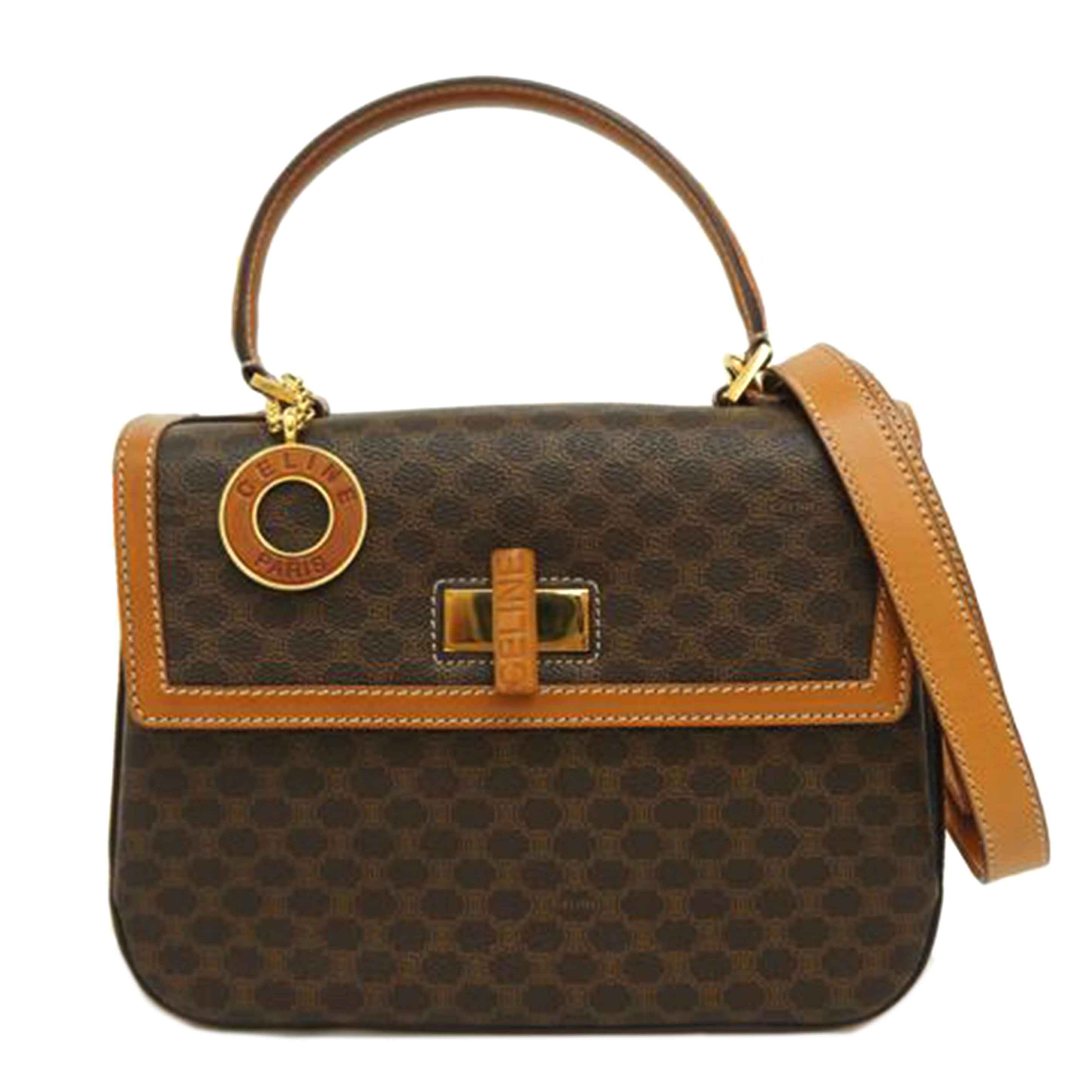 ＣＥＬＩＮＥ セリーヌ　2Wayハンドバッグ　ショルダーバッグ/マカダム柄２ＷＡＹショルダー//DM96/ABランク/09