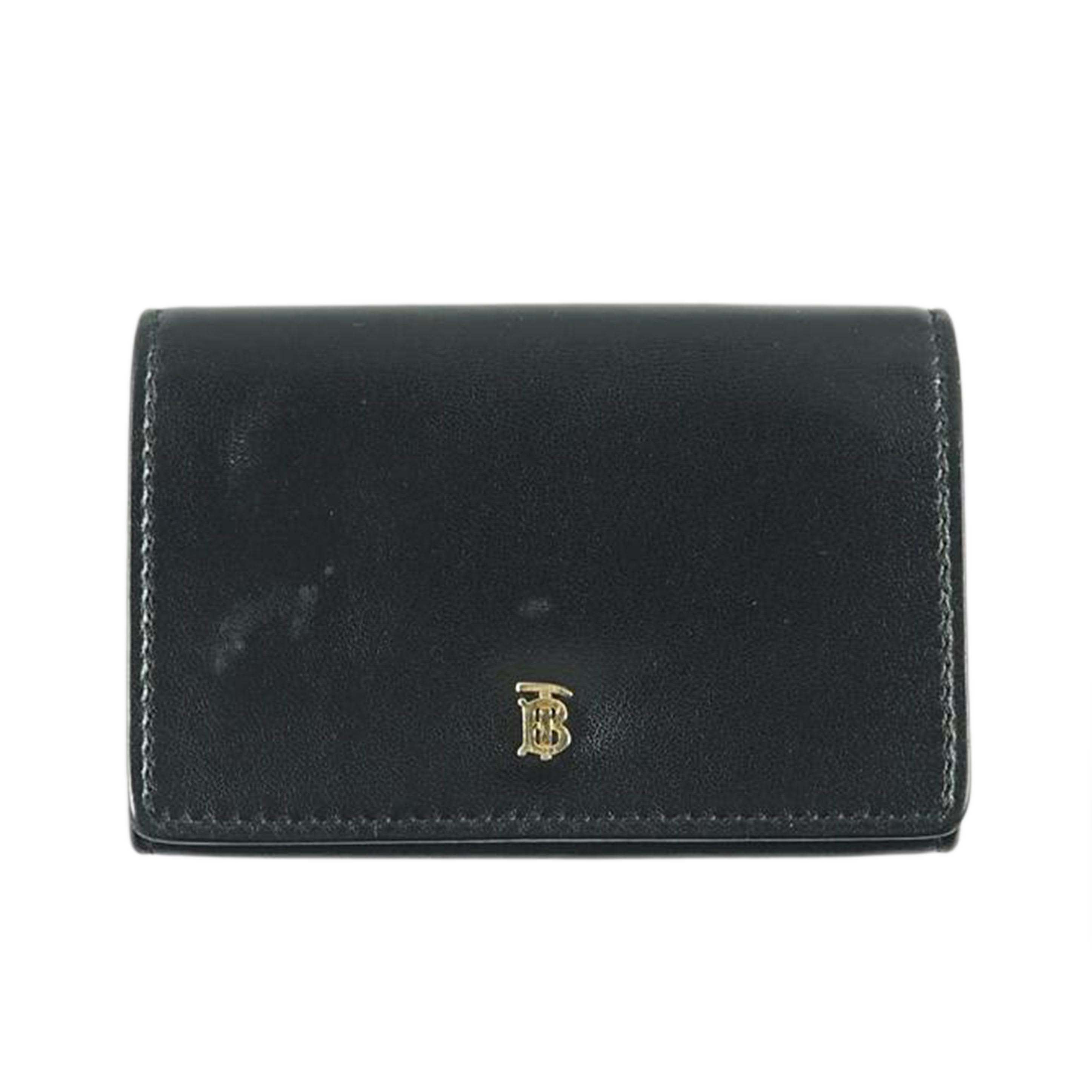 ＢＵＲＢＥＲＲＹ バーバリー/三つ折りコンパクトウォレット／レザー／黒//Bランク/79