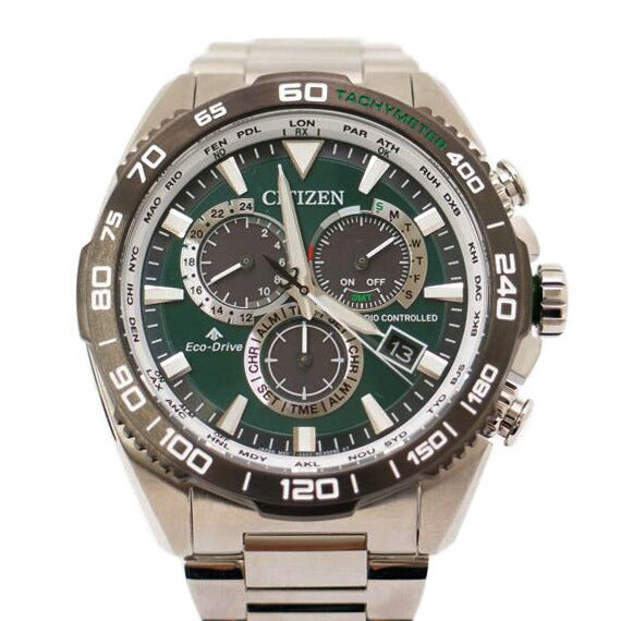 ＣＩＴＩＺＥＮ シチズン　腕時計　メンズ　グリーン　ステンレス　E660-R013718　Eco-Drive/ＰＲＯＭＡＳＴＥＲ／ＬＡＮＤシリーズ／電波ソーラー/CB5034-91W//282030241/ABランク/69