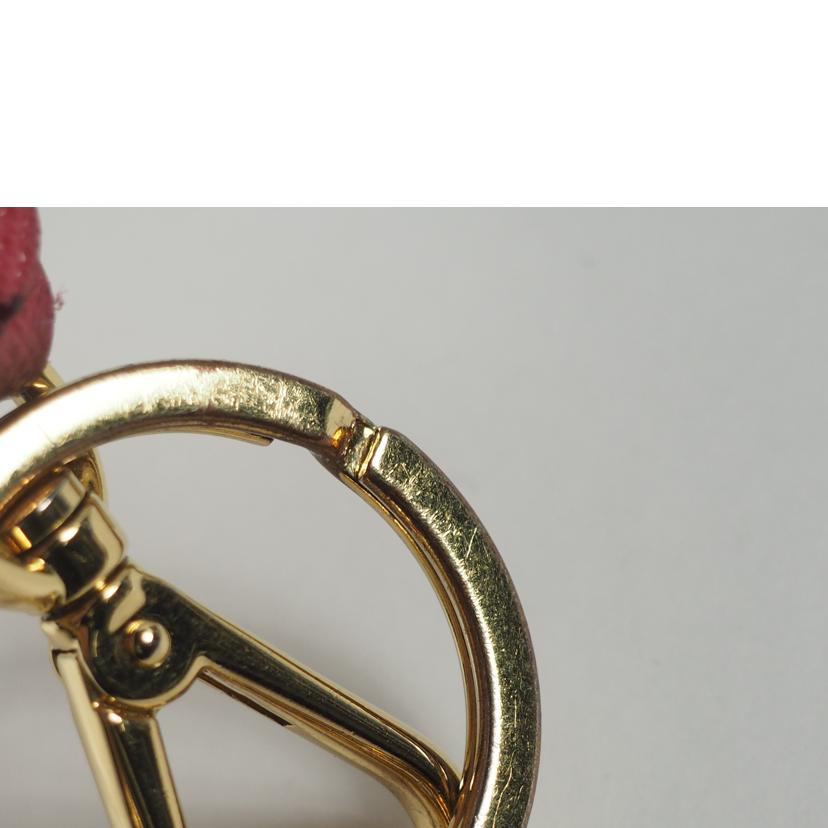 ＰＲＡＤＡ プラダ/キーリング／ＳＡＦＦＩＡＮＯ　レザー／ピンク/1PP067//Bランク/79