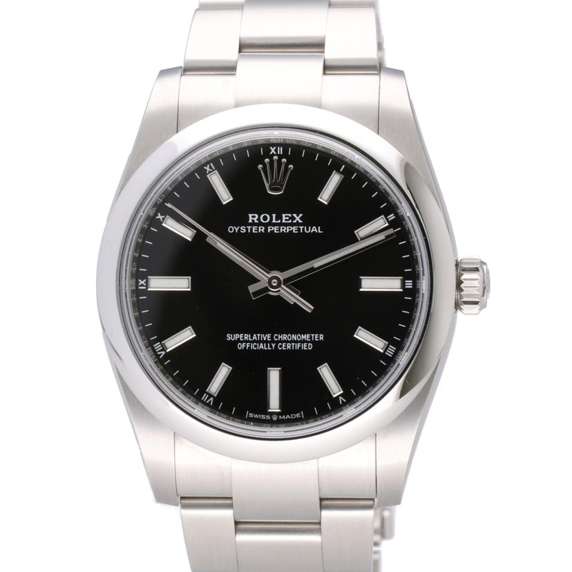 ＲＯＬＥＸ ロレックス　腕時計　ランダムシリアル/オイスターパーペチュアル３４・ブラック／ランダム番/124200//82L501S6/SAランク/75