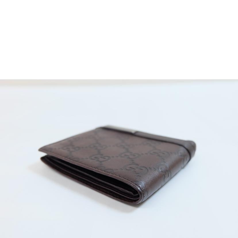 　　ＧＵＣＣＩ グッチ/シマレザー二つ折り財布/233102//1147/Bランク/71