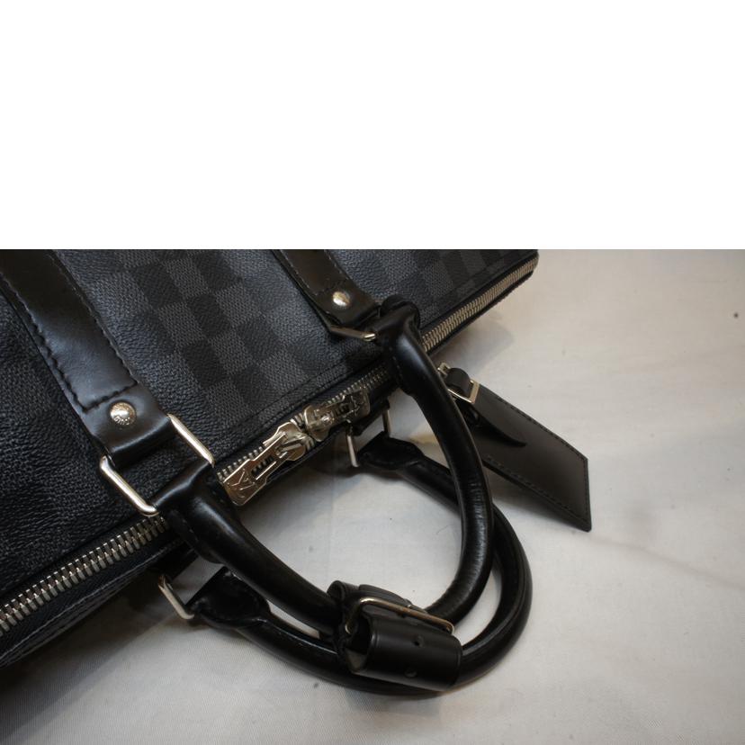 ＬＯＵＩＳ　ＶＵＩＴＴＯＮ ルイヴィトン ルイ・ヴィトン ビトン ボストンバッグ ２ｗａｙバッグ トラベルバッグ ショルダーバッグ ハンドバッグ トートバッグ ブラウン メンズ レディース 定番 人気 ＬＶ 斜め掛け 肩がけ/キーポル・バンドリエール　４５／ダミエ／グラフィット/N41418//MB1***/ABランク/92