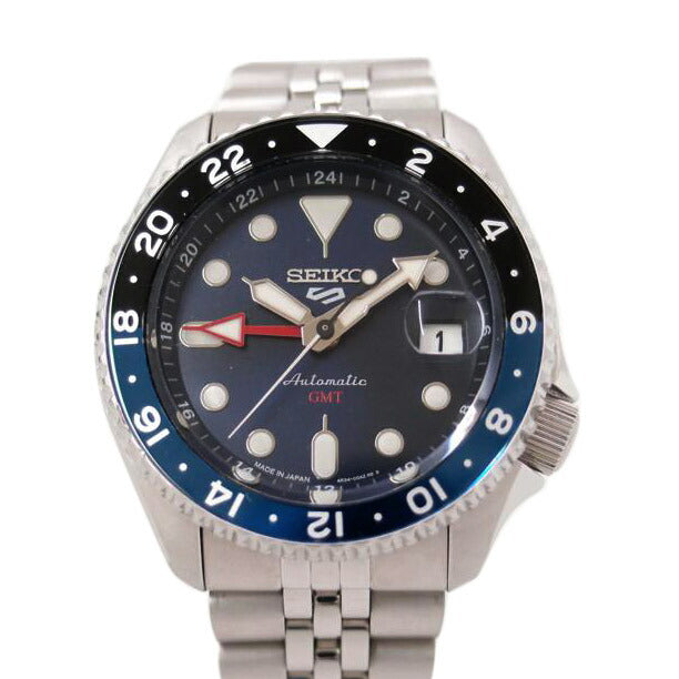 ＳＥＩＫＯ セイコー　腕時計　回転ベゼル　4R34-00A0　裏スケ　SKX SPORTS STYLE/セイコー５・スポーツスタイル／ＧＭＴ／自動巻き/SBSC003//000***/Aランク/69