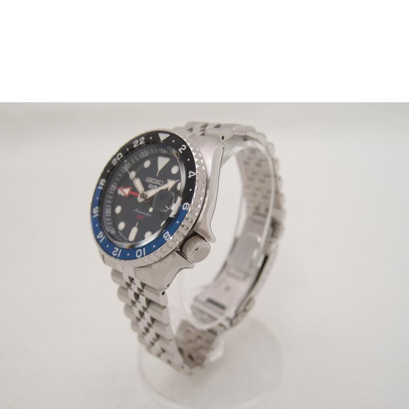 ＳＥＩＫＯ セイコー　腕時計　回転ベゼル　4R34-00A0　裏スケ　SKX SPORTS STYLE/セイコー５・スポーツスタイル／ＧＭＴ／自動巻き/SBSC003//000***/Aランク/69