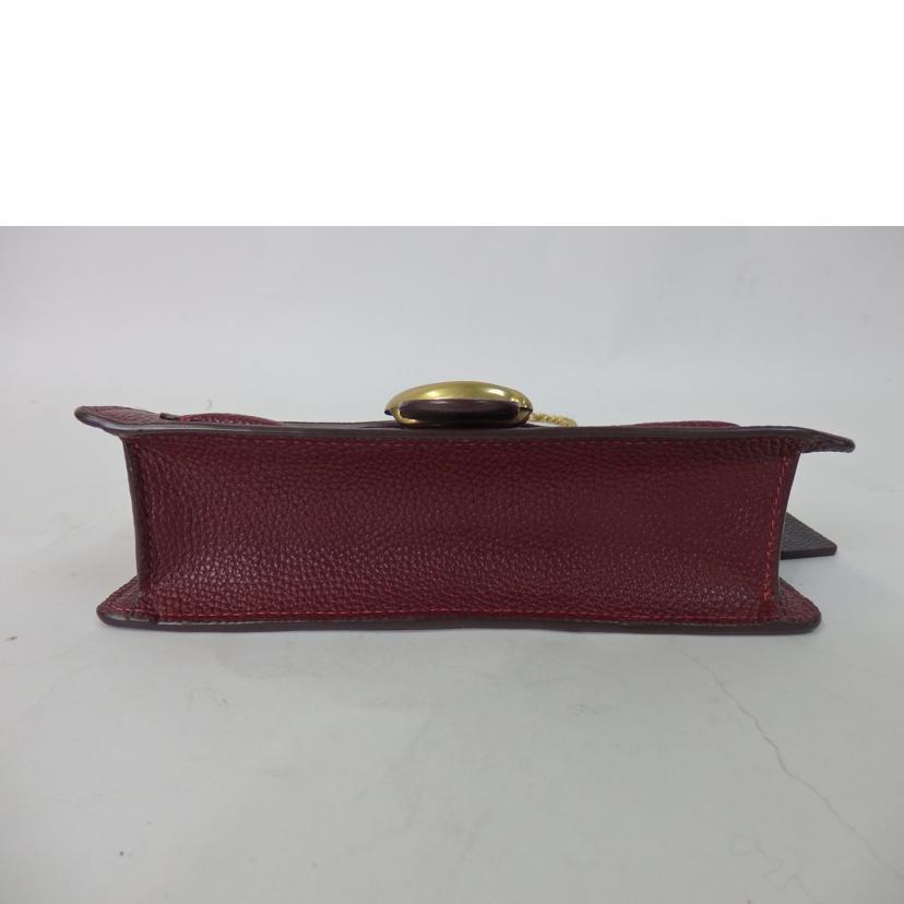 ＣＯＡＣＨ コーチ/タビー／スモールチェーンショルダーバッグ／ボルドー/79370//H19**/Aランク/84