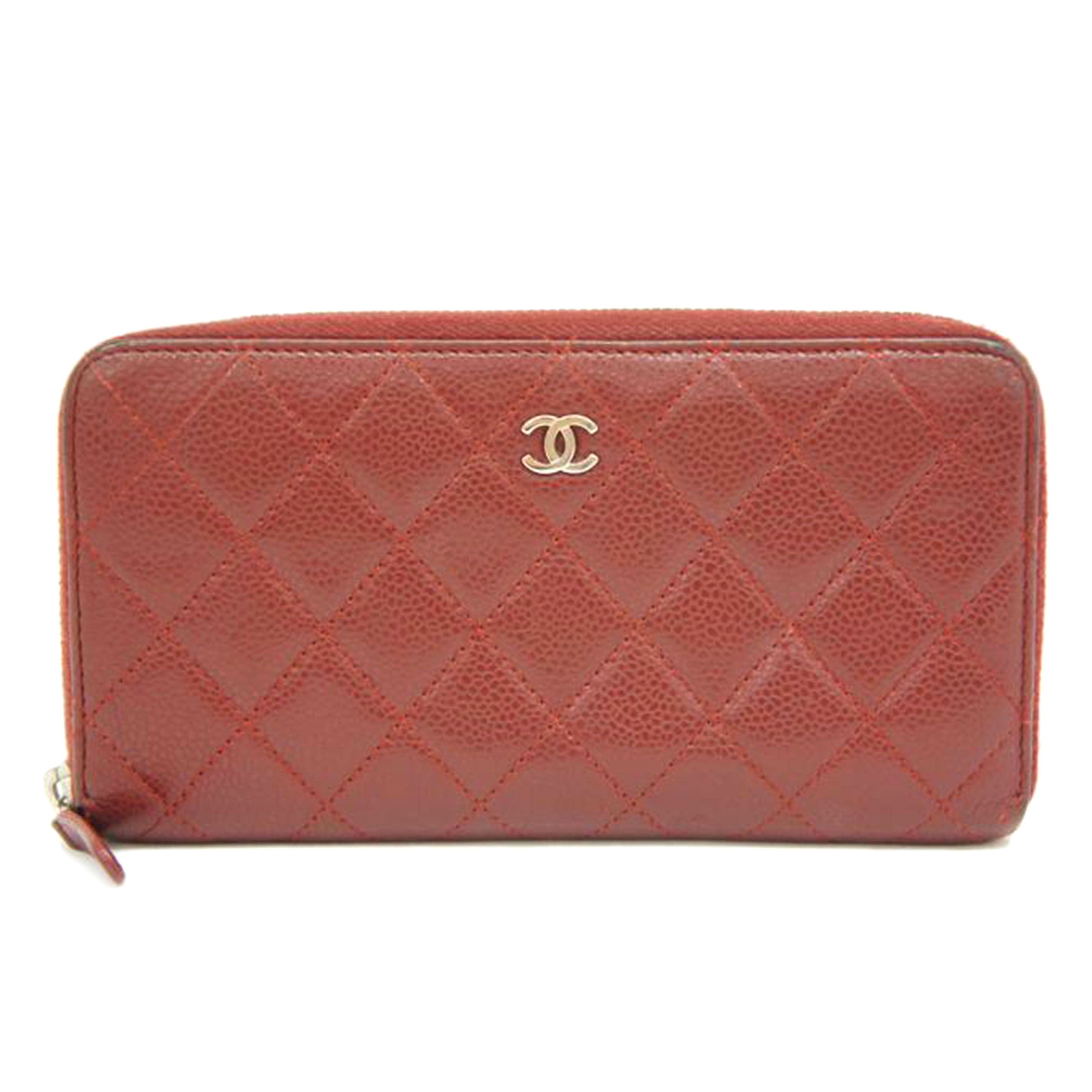 ＣＨＡＮＥＬ シャネル/キャビアスキンラウンドファスナー長財布/A50097//15127369/BCランク/05