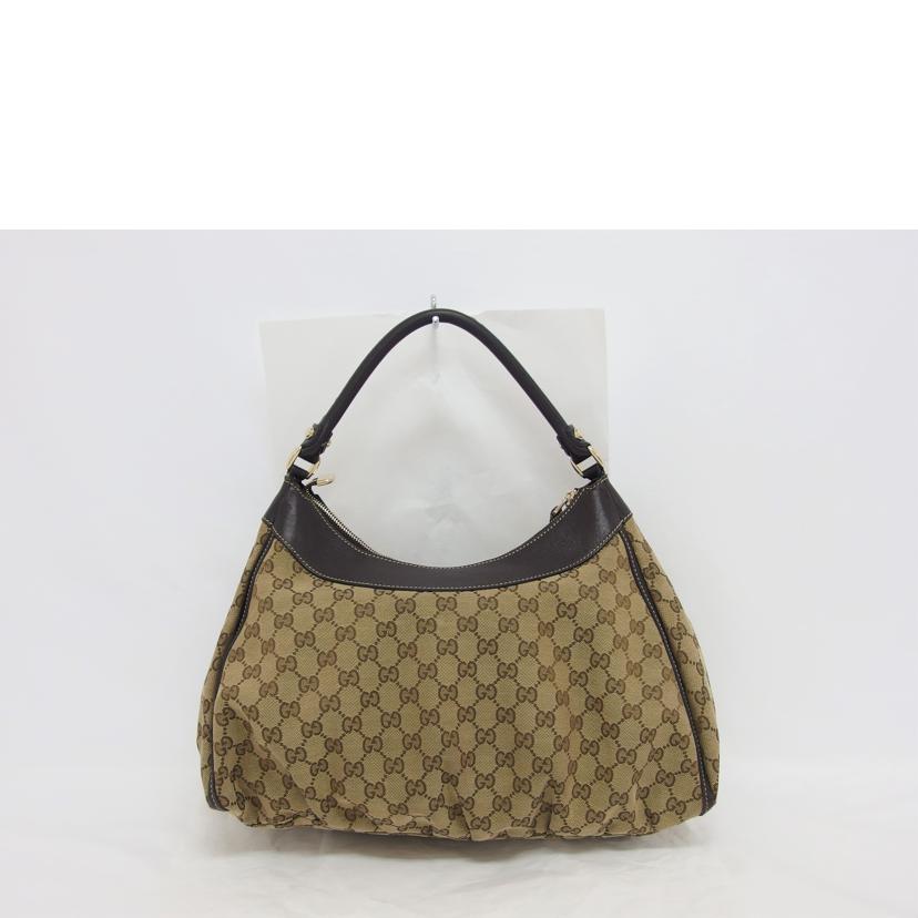 ＧＵＣＣＩ　 グッチ ハンドバッグ ブラウン ベージュ/アビー／ＧＧキャンバス　ワンショルダーバッグ/189833//502***/ABランク/04