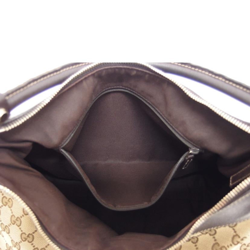 ＧＵＣＣＩ　 グッチ ハンドバッグ ブラウン ベージュ/アビー／ＧＧキャンバス　ワンショルダーバッグ/189833//502***/ABランク/04