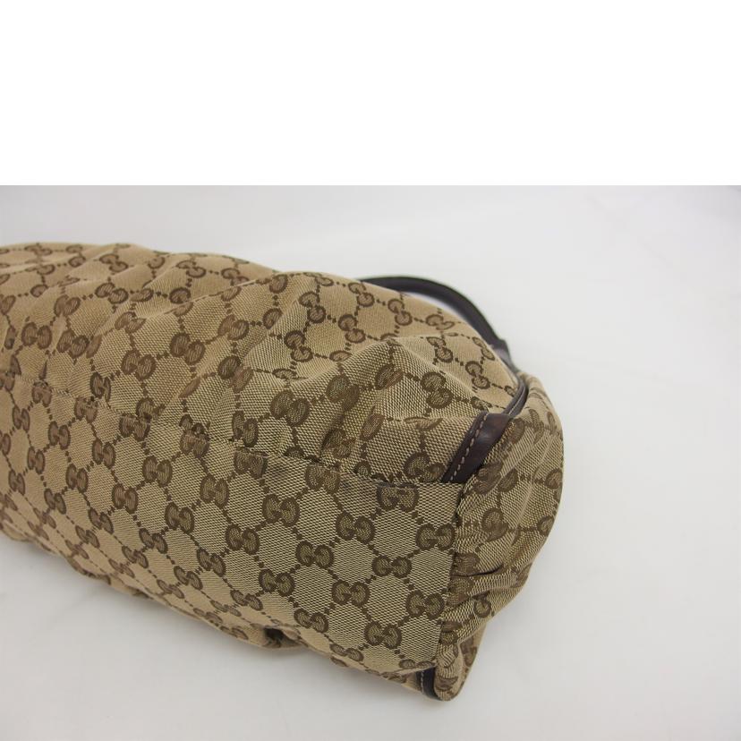 ＧＵＣＣＩ　 グッチ ハンドバッグ ブラウン ベージュ/アビー／ＧＧキャンバス　ワンショルダーバッグ/189833//502***/ABランク/04