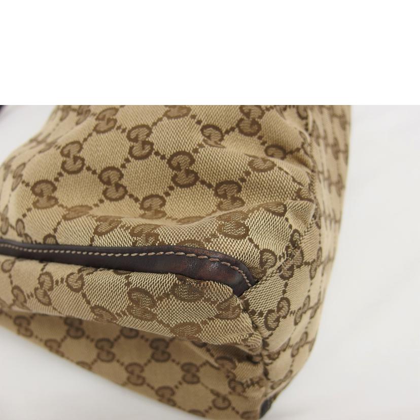 ＧＵＣＣＩ　 グッチ ハンドバッグ ブラウン ベージュ/アビー／ＧＧキャンバス　ワンショルダーバッグ/189833//502***/ABランク/04