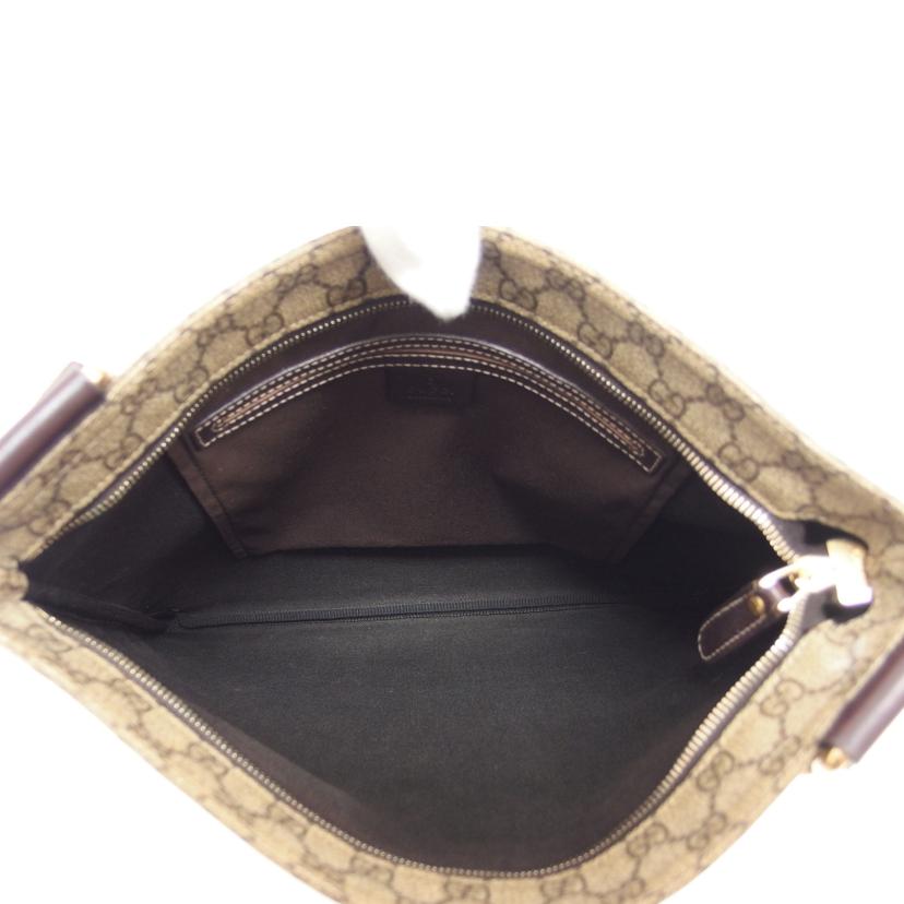 ＧＵＣＣＩ　 グッチ PVC/ＧＧスプリームショルダーバッグ／ブラウン/201446//002***/Aランク/04