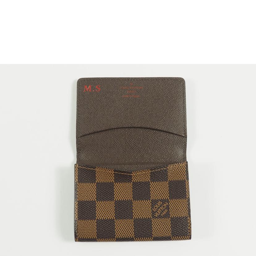 ＬＯＵＩＳ　ＶＵＩＴＴＯＮ ルイヴィトン/アンヴェロップ・カルト　ドゥ　ヴィジット／ダミエ　エベヌ/N62920//CA2154/ABランク/79
