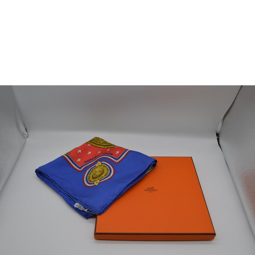 ＨＥＲＭＥＳ エルメス/シエールアハウスシルクスカーフ・カレ９０／ブルー//ABランク/89