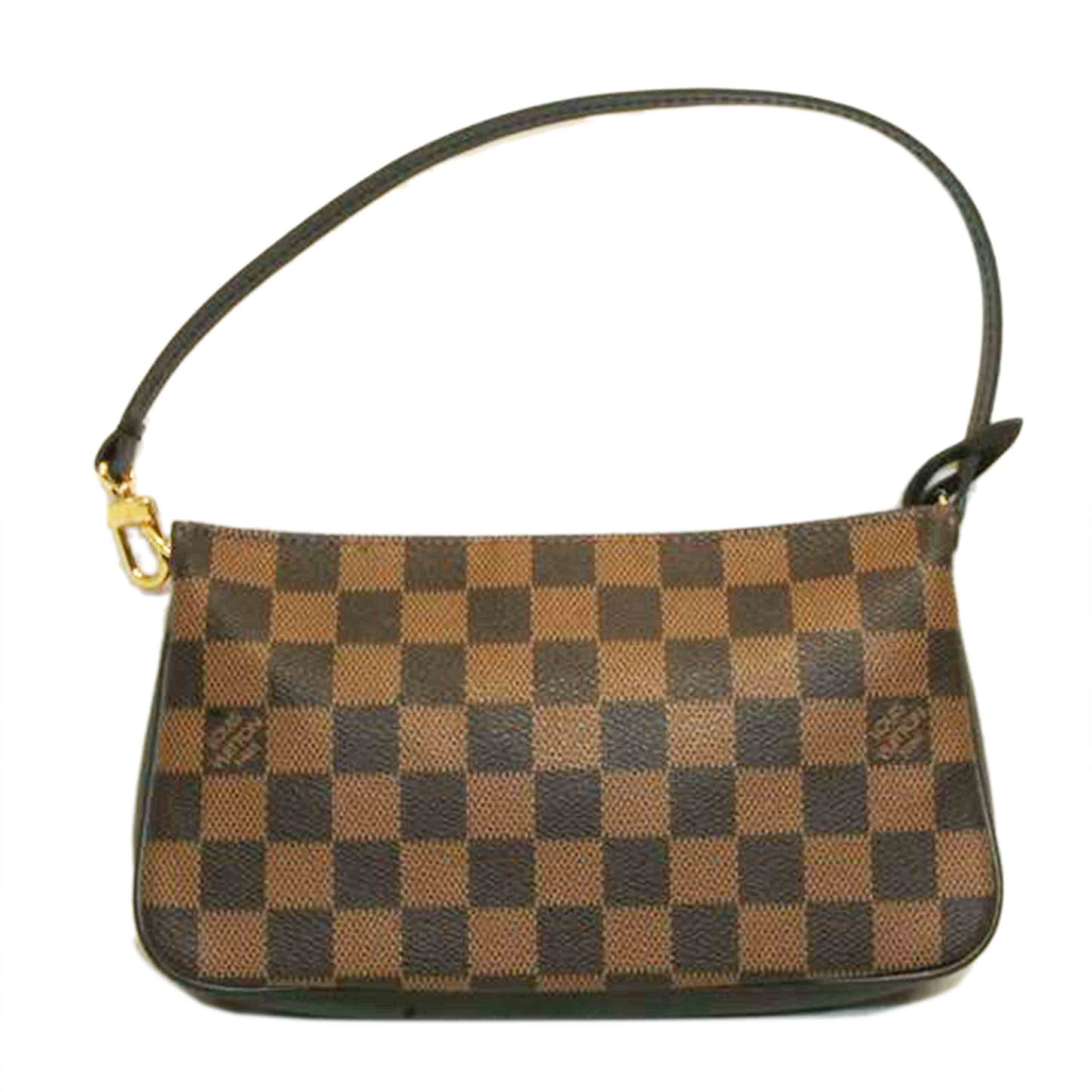 ＬＯＵＩＳ　ＶＵＩＴＴＯＮ ルイヴィトン ルイ・ヴィトン ビトン ダミエ・エベヌ 市松模様 ブラウン 茶 ポーチ ショルダーバッグ ハンドバッグ トートバッグ ブラウン メンズ レディース 定番 人気 ＬＶ 斜め掛け 肩がけ/ポシェット・アクセソワール／ダミエ／エベヌ/N41206//FL0***/Aランク/92