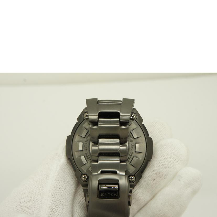 ＣＡＳＩＯ カシオ/Ｇ－ＳＨＯＣＫ　ＭＲ－Ｇ／チタン／タフソーラー/MRG-7700B//940045・001A0921/ABランク/01