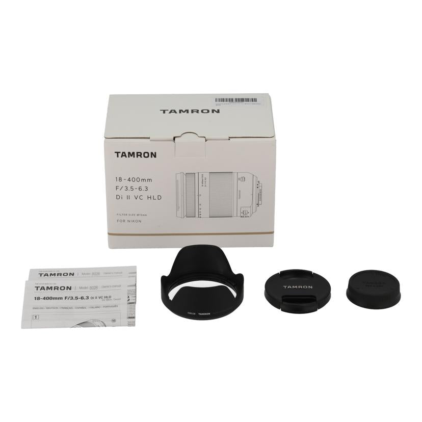 ＴＡＭＲＯＮ タムロン/デジタル対応レンズ/18-400mm F/3.5-6.3 Di II VC HLD (Model B028) [ニコン用]//Bランク/82