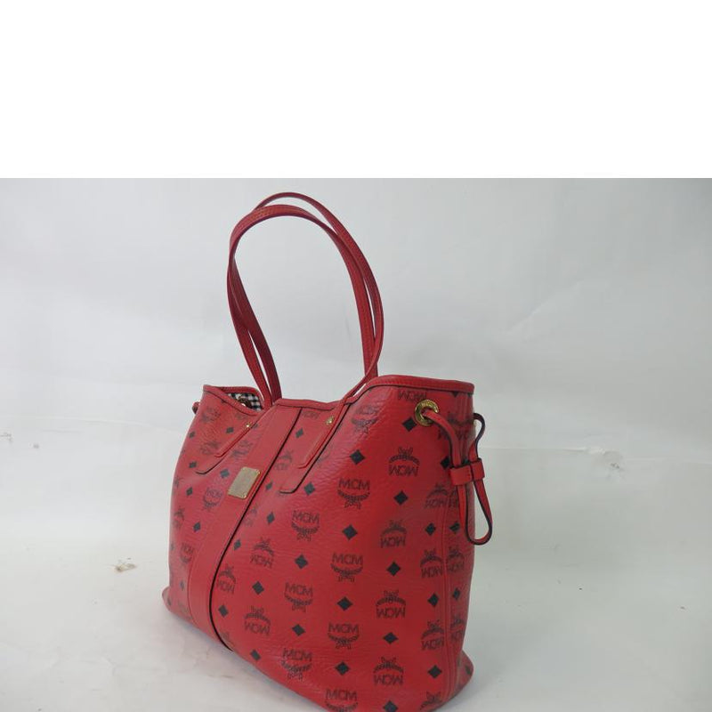 Red mcm online shopper