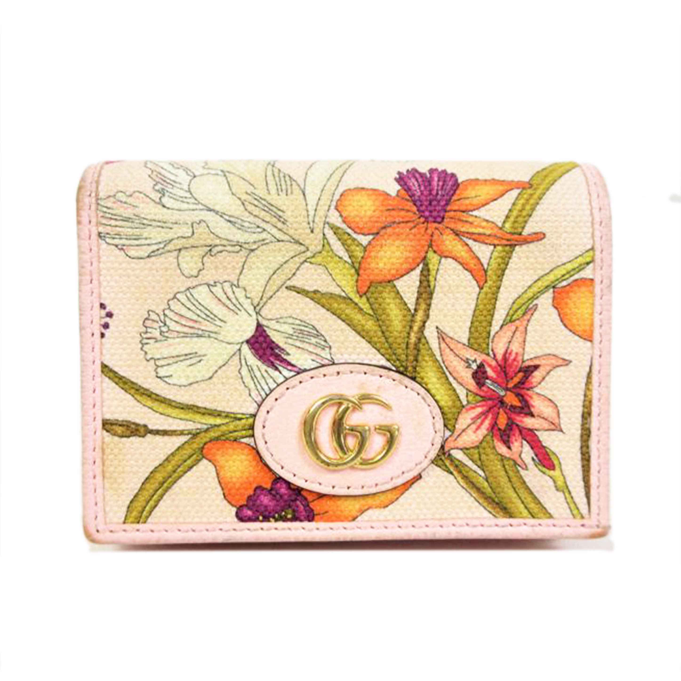 ＧＵＣＣＩ グッチ/ＧＧマーモント　フローラ　コンパクトウォレット/577347//0416/Bランク/70