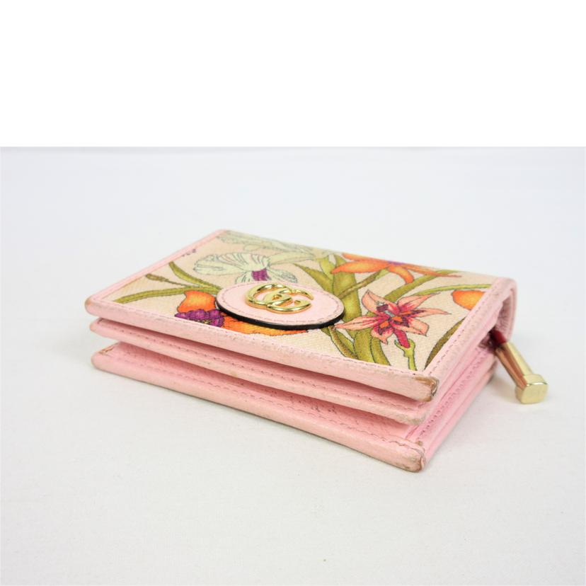 ＧＵＣＣＩ グッチ/ＧＧマーモント　フローラ　コンパクトウォレット/577347//0416/Bランク/70